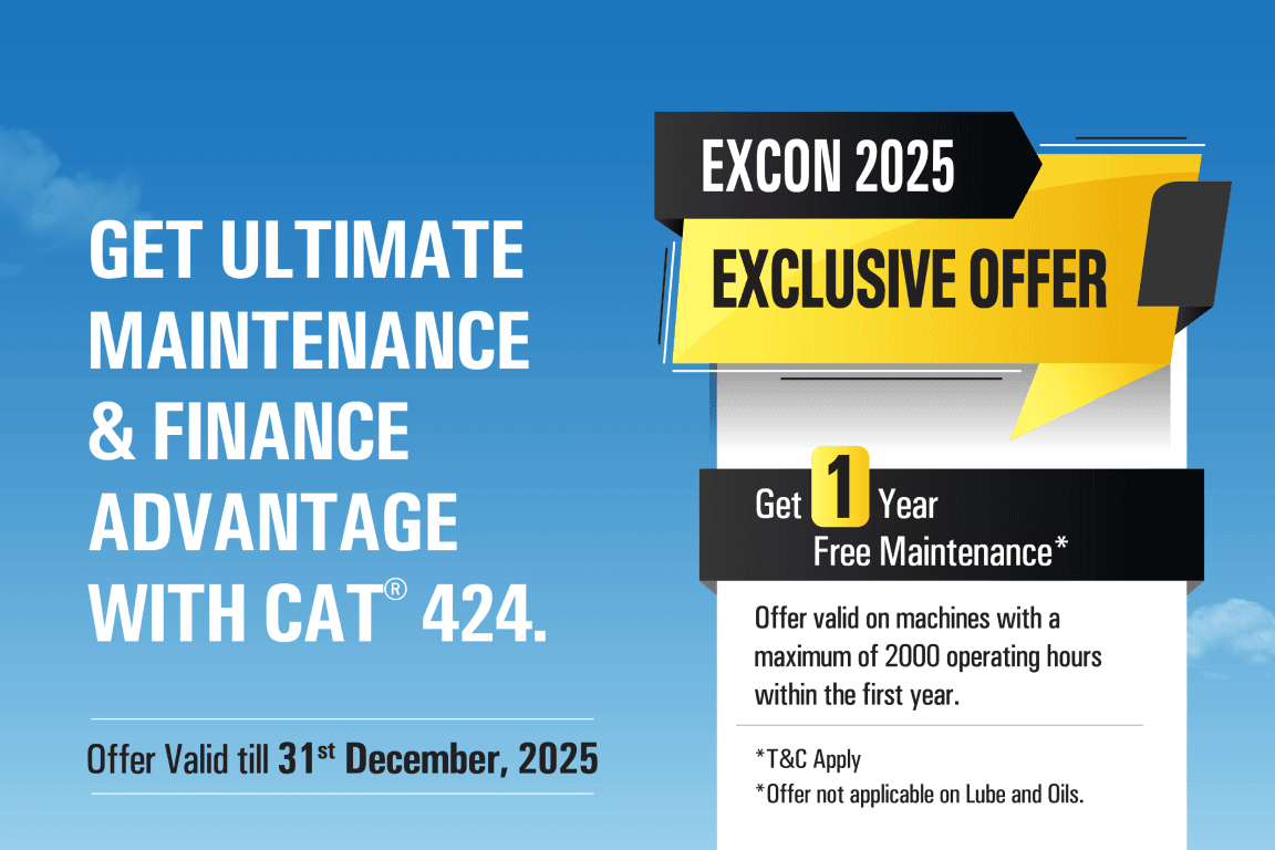 Cat® 424 – Excon 2025 Exclusive Offer